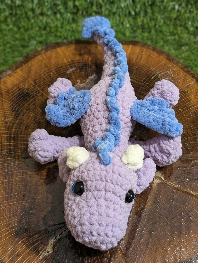 Crochet Lavender Dragon