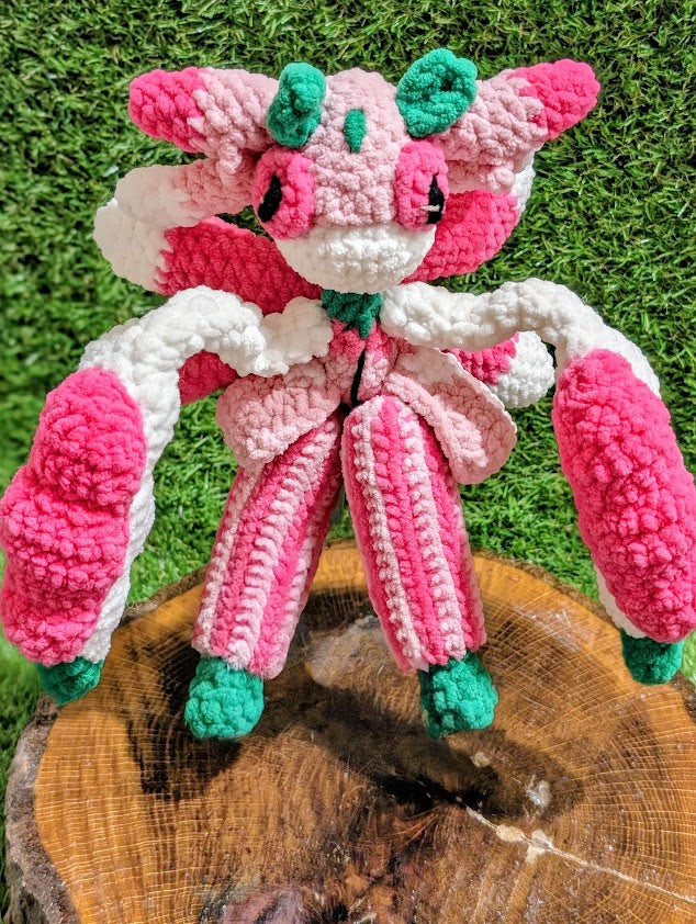 Crochet Lurantis Inspired Pokemon Plushie