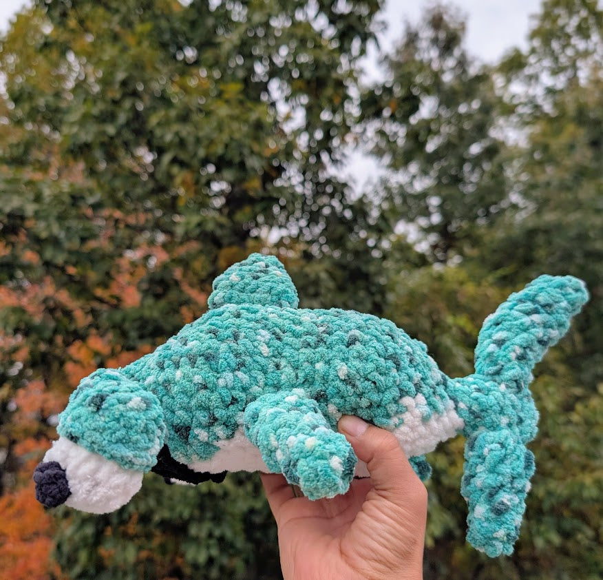 Crochet Derpy Hammerhead Shark